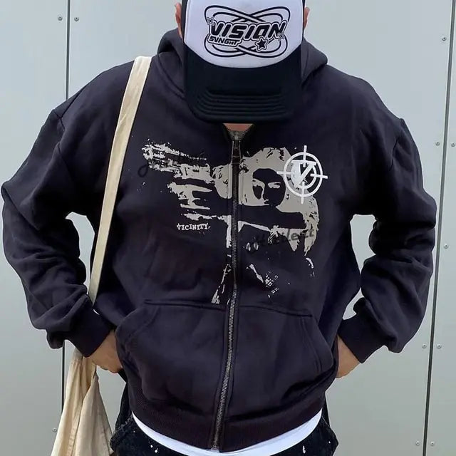 Anime Print Hoodies