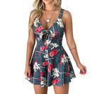 Women's Floral Print Strap Jumpsuit