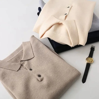 Luxurious Polo Sweater For Men