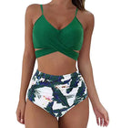 Women's Sexy Solid Print Bikini Set