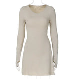 Women's LaceUp Waist Dress