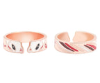 Impression Ring Anime Pattern Unisex