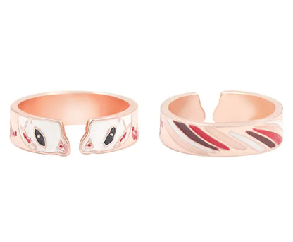 Impression Ring Anime Pattern Unisex