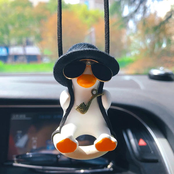 Anime Gypsum Swing Duck Car Interior Decoration