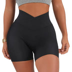Women's High Waist Workout Seamless Fitness Yoga Shorts