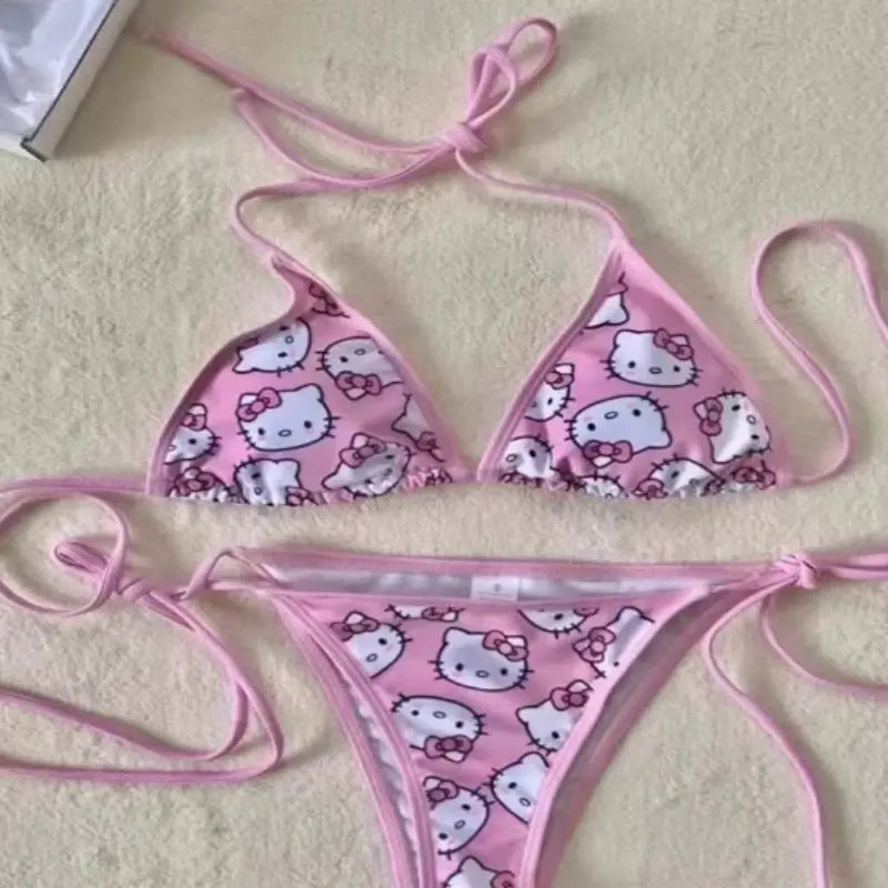 Women's Sanrio Hello Kitty Bikini Set