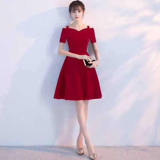 Women's Off Shoulder Mini Dress