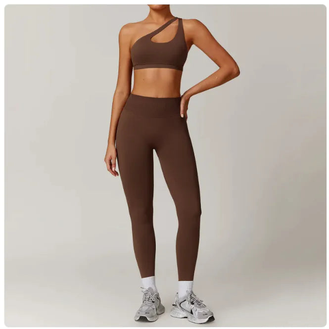 Seamless Backless Yoga Set 2 Piece Bra & Leggings