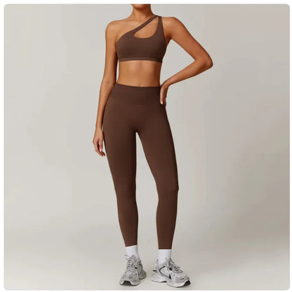 Seamless Backless Yoga Set 2 Piece Bra & Leggings