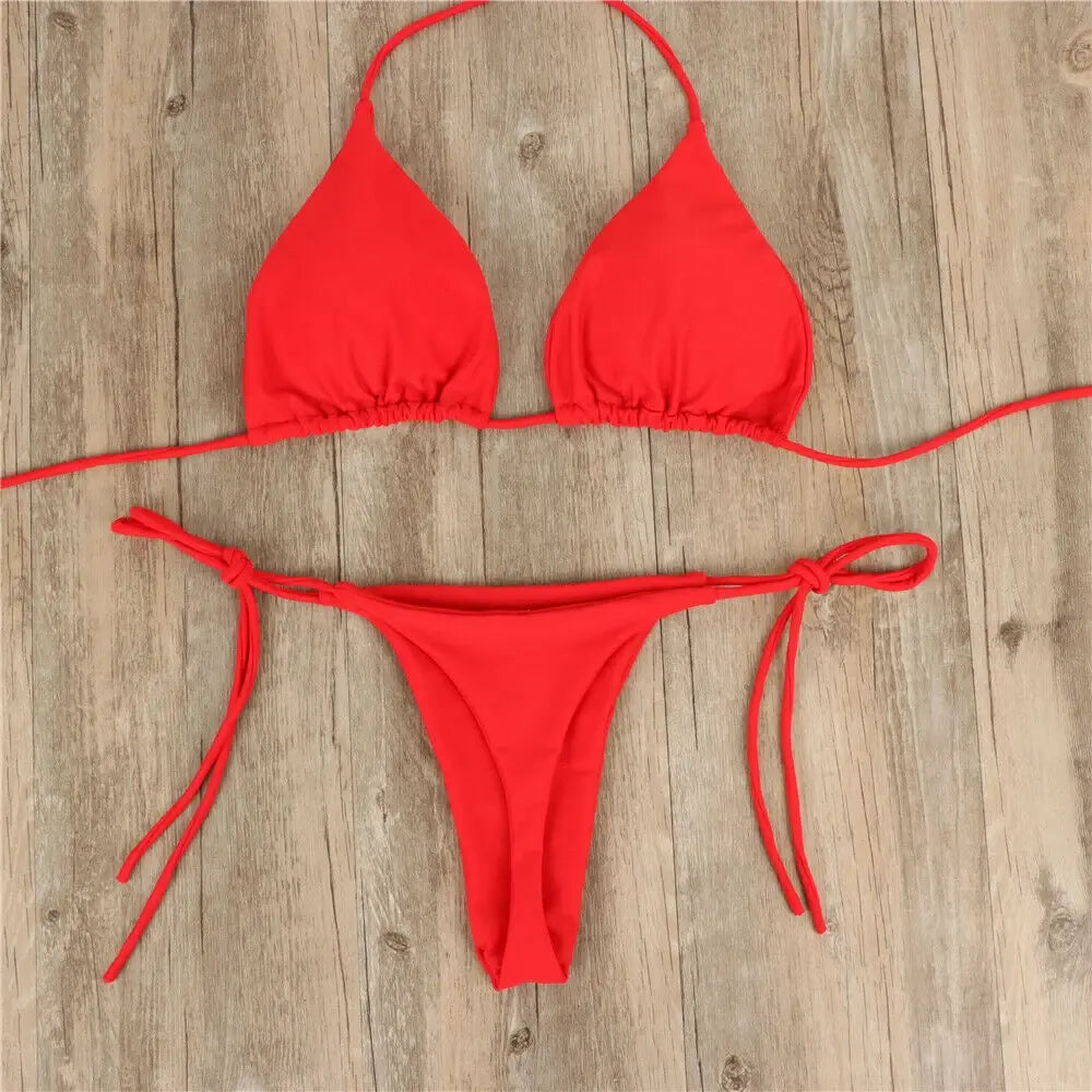 Swimsuit Bandage Style Brazilian Swimwear Ultrathin Bra & Brief Main image