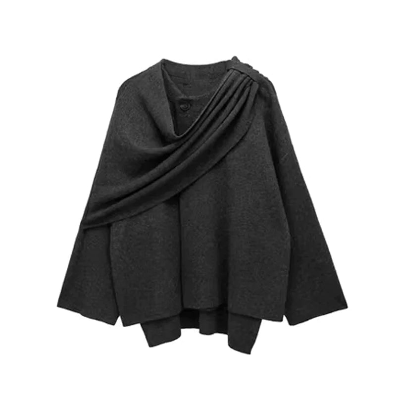Asymmetry Chic Winter Coat