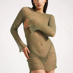 Women's Knitted Mini Dress