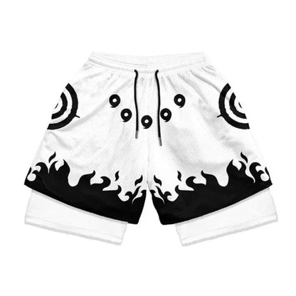 Anime Naruto 3 In 1 Gym Shorts