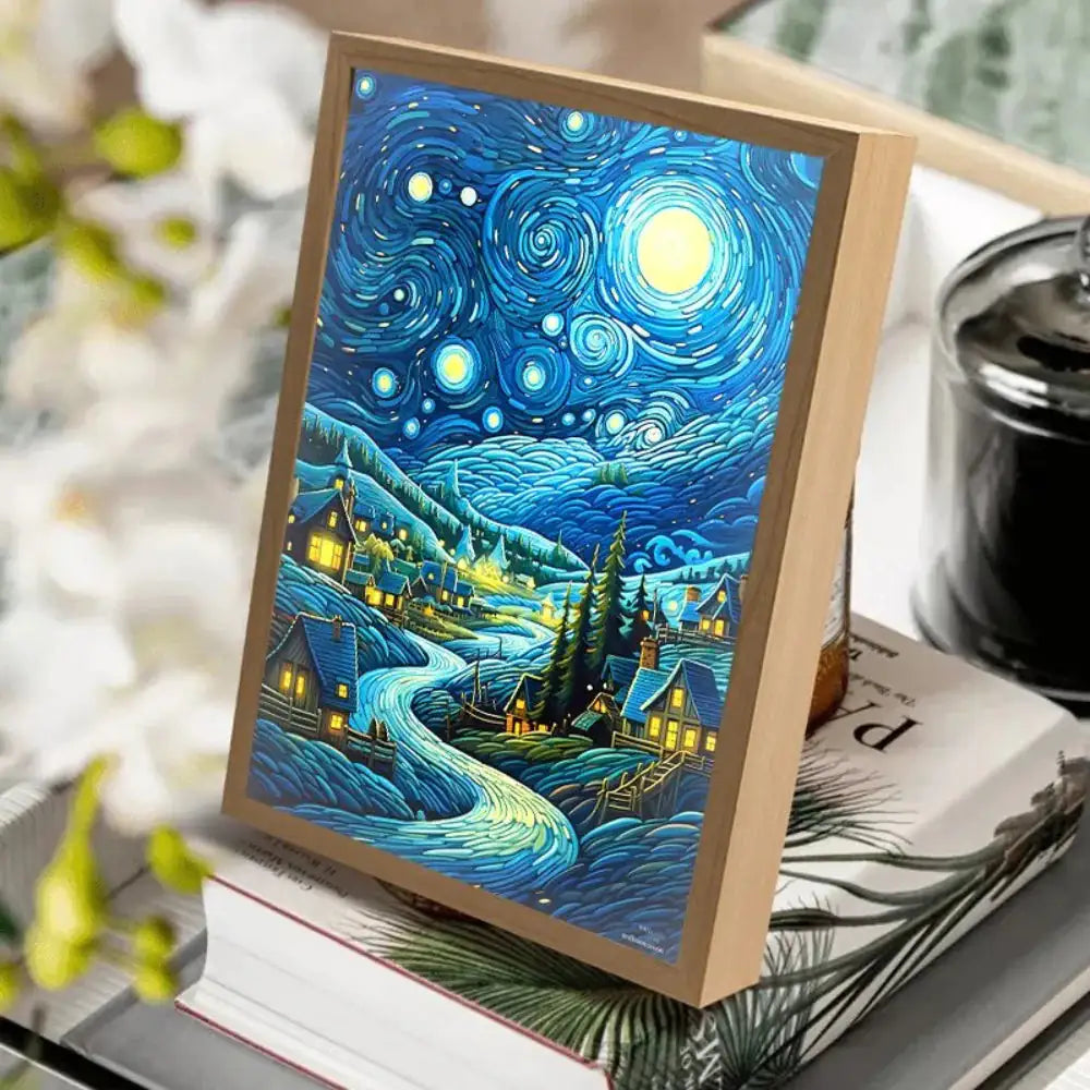 Anime Painting With LED Light