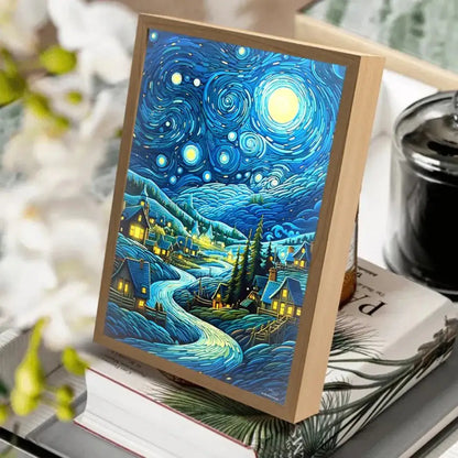 Anime Painting With LED Light