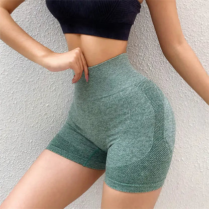 Women's Seamless Activewear Gym Yoga Sports Shorts