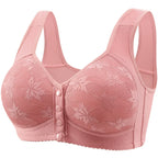 Plus Size Front Closure Push Up Bra