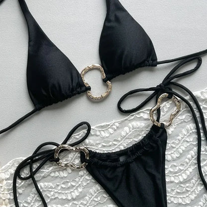 Women's Luxe Tie Bikini