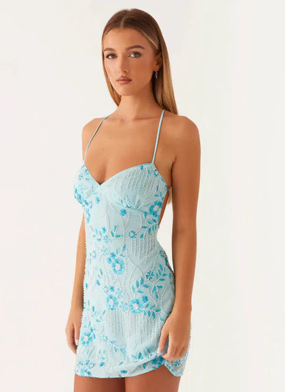 Women's Backless Mini Dress