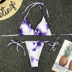 Women's Tie Dye Micro Bikini Set