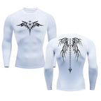 Anime Print Gym Running Compression Quick Dry Tshirt