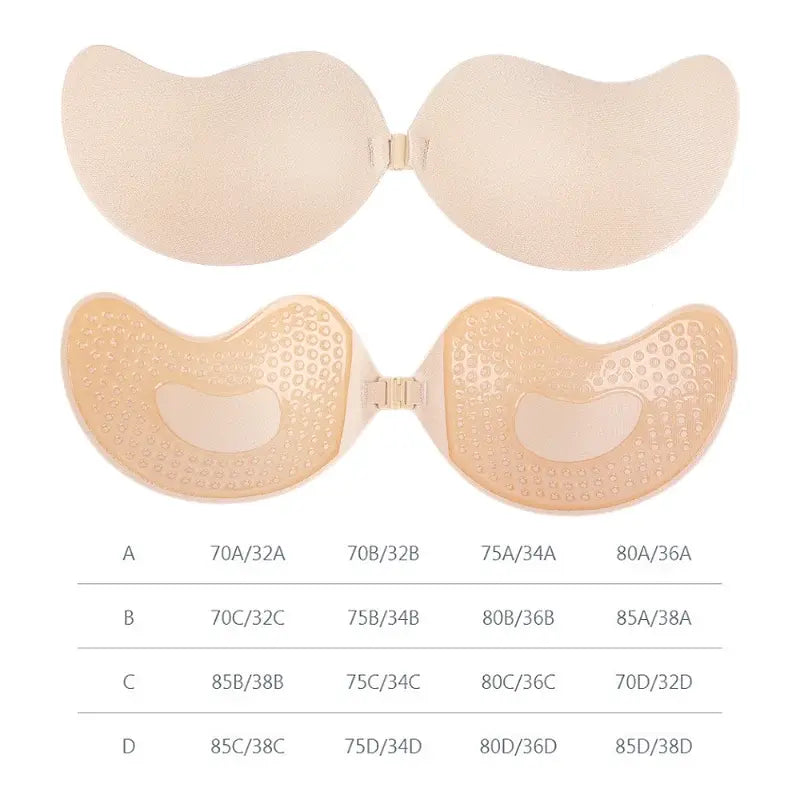 Invisible Self Adhesive Push Up Bra With Pads