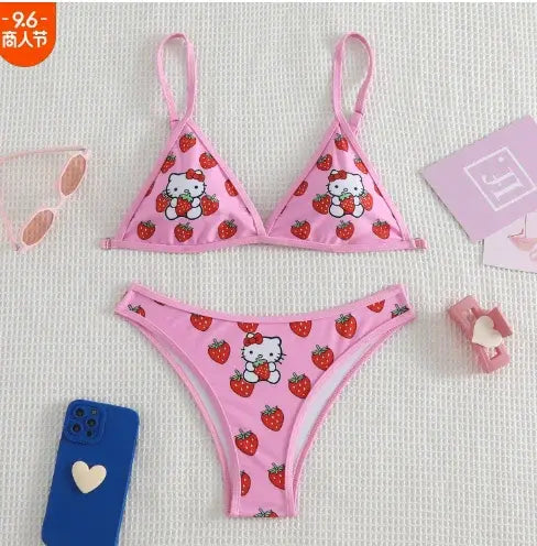 Women's Sanrio Hello Kitty Bikini Set