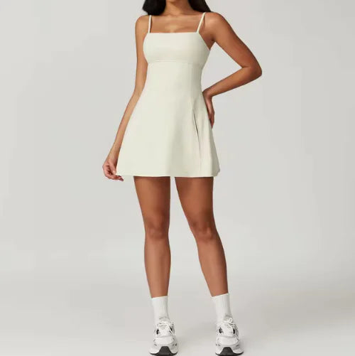 Backless Yoga Romper with Padded Sports Bra Main image