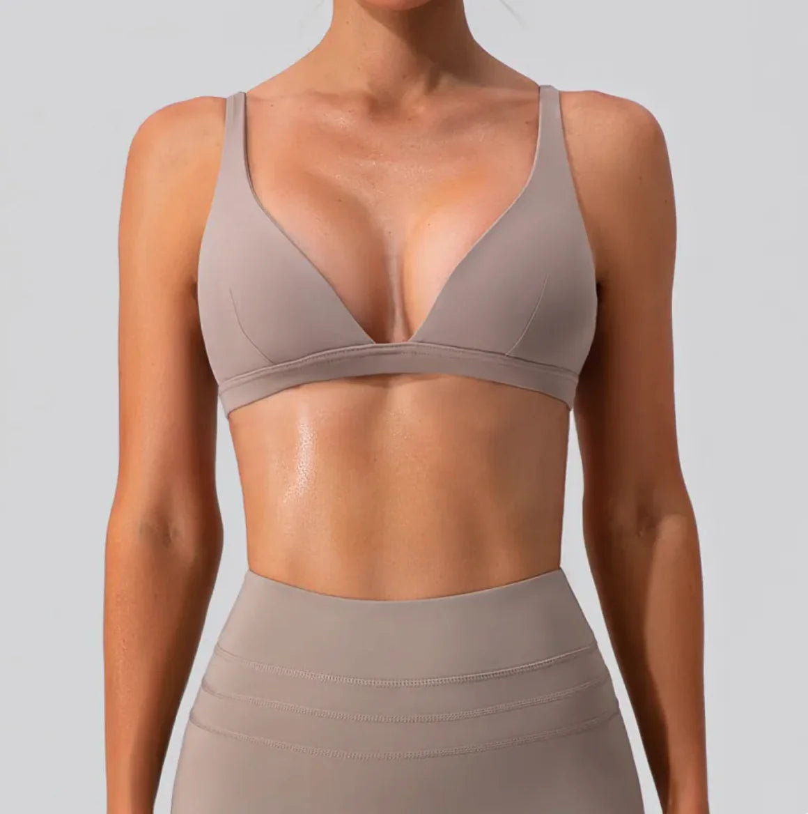 Nude Feel Shockproof Yoga Bra - Tight Sports Vest Main image