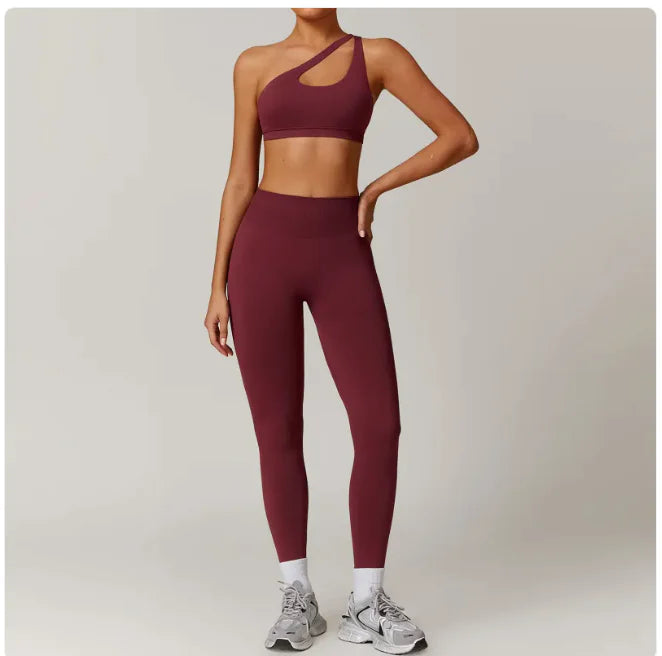 Seamless Backless Yoga Set 2 Piece Bra & Leggings