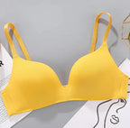 Breathable No Rims Gather Bra for Women
